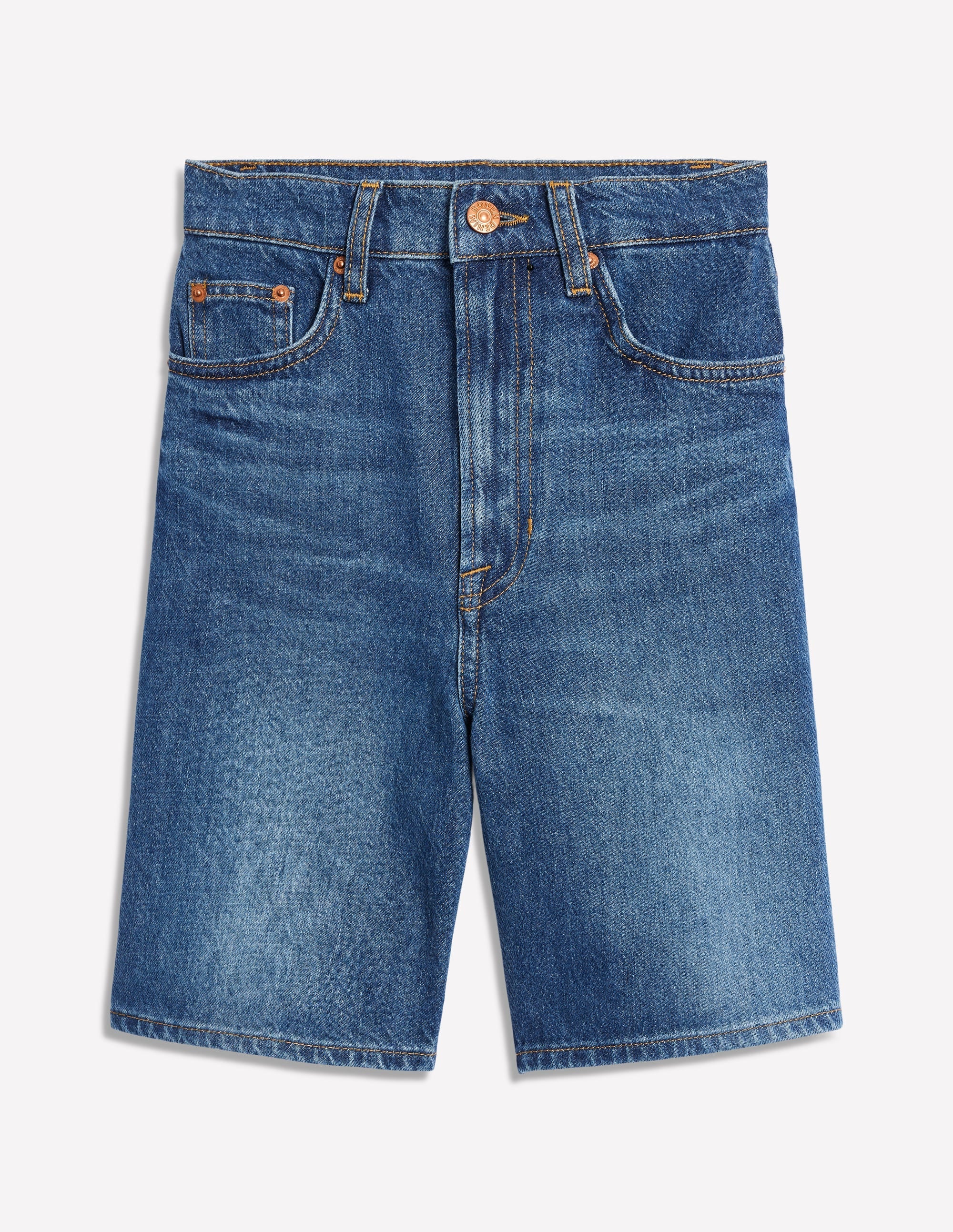 Mid Thigh Denim Shorts-Mid Vintage - Image 6