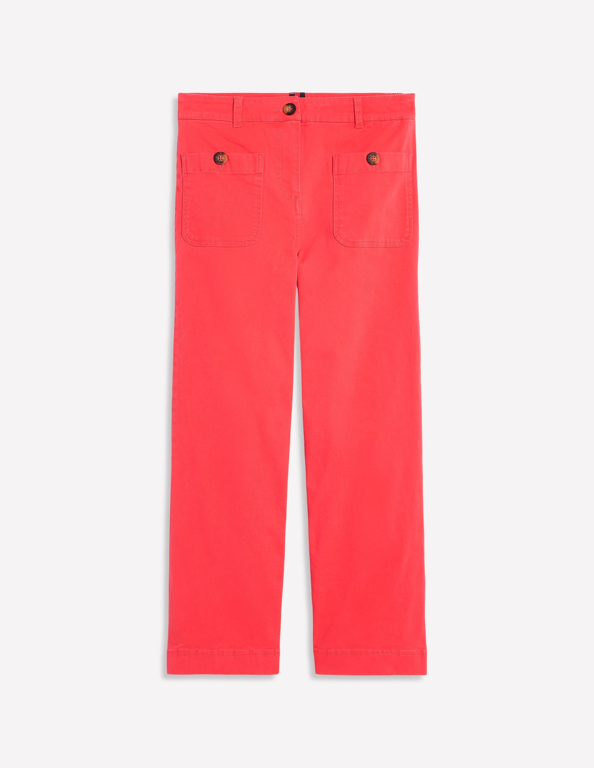 Patch Pocket Crop Chino-Jam Red - Image 5