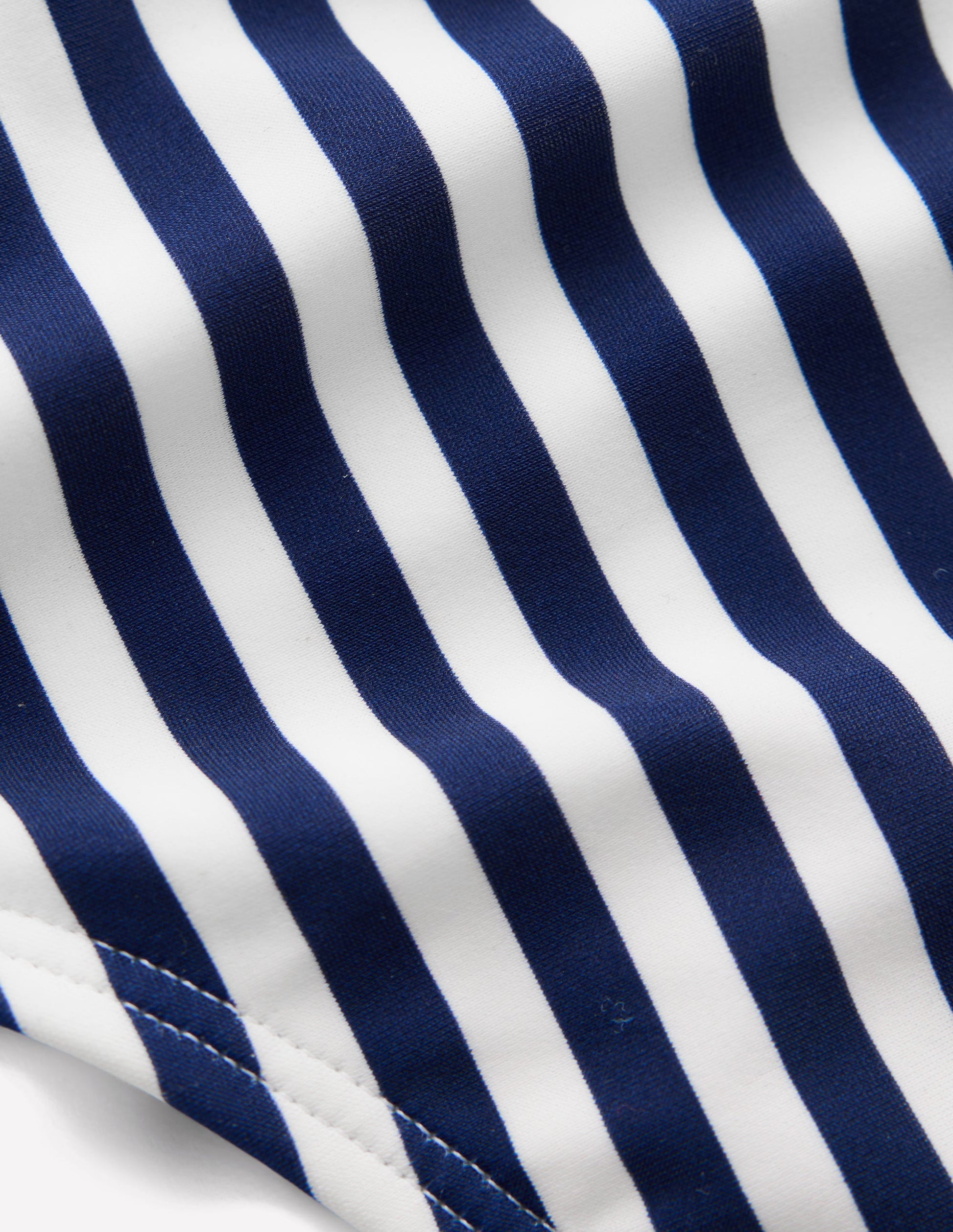 Classic Bikini Bottoms-Fine Navy, Ivory Stripe-6