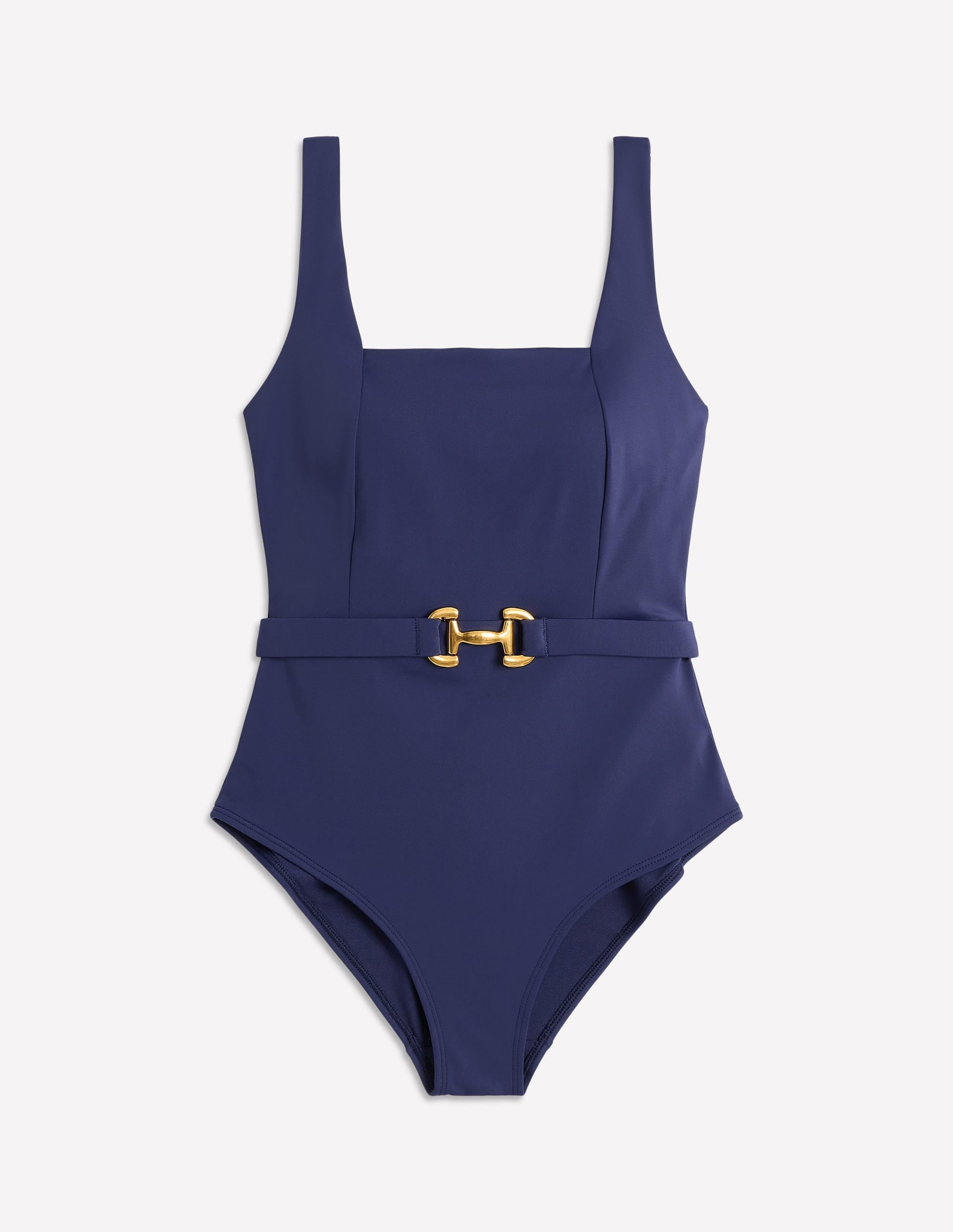Lefkada Square Neck Swimsuit-French Navy Snaffle-5