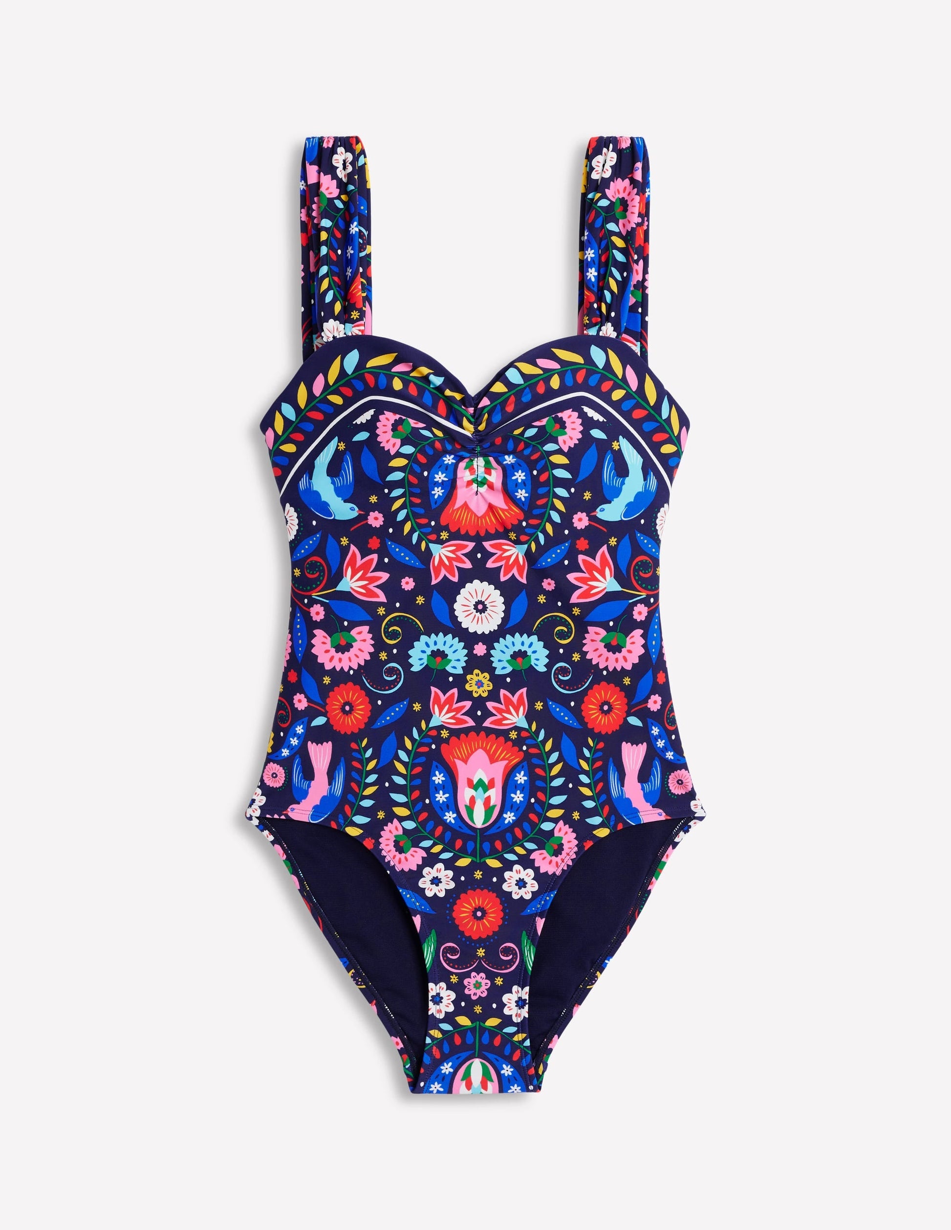 Sweetheart Swimsuit-Navy, Decorative Garden-5