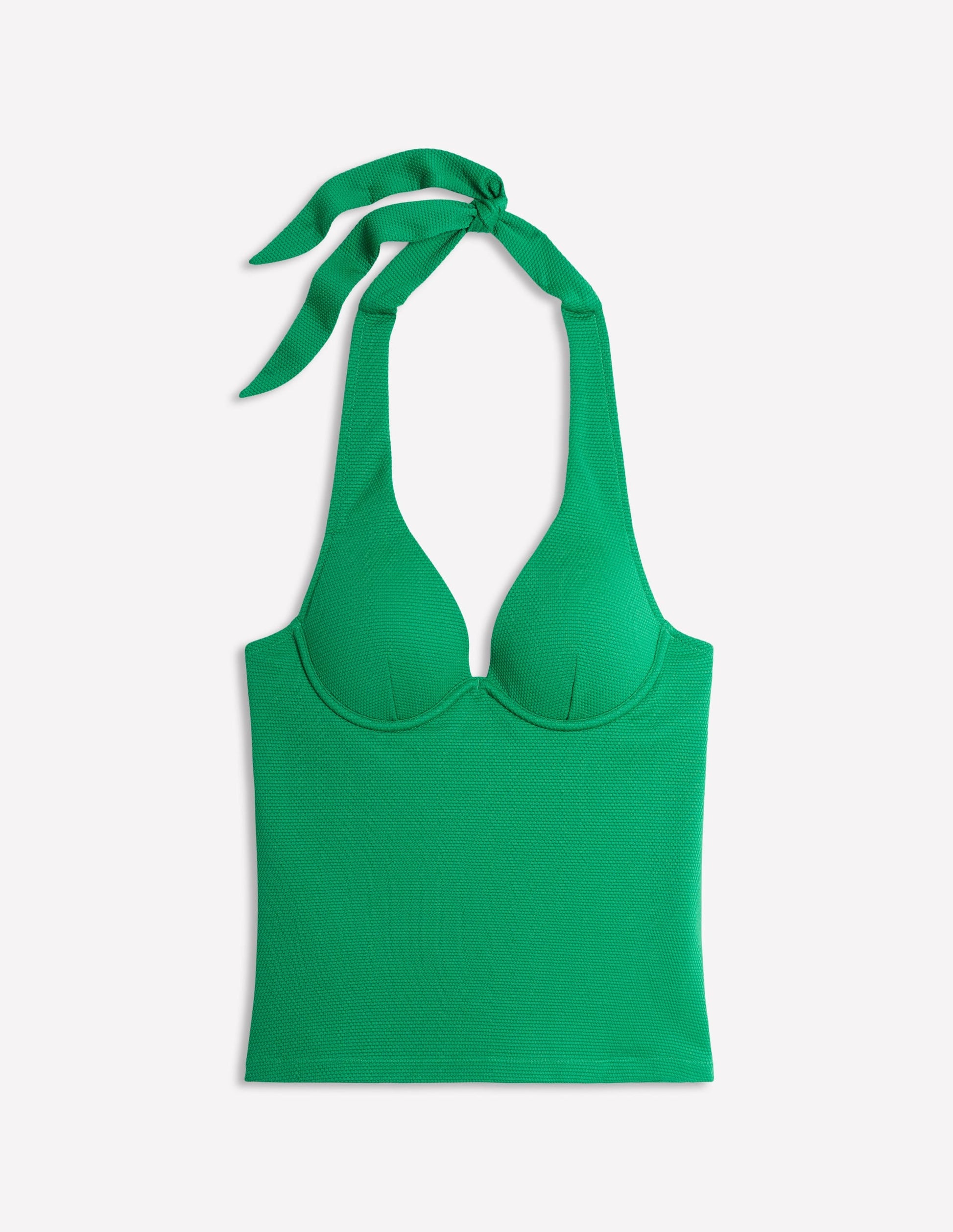 Enhancer Tankini Top-Bright Green-5