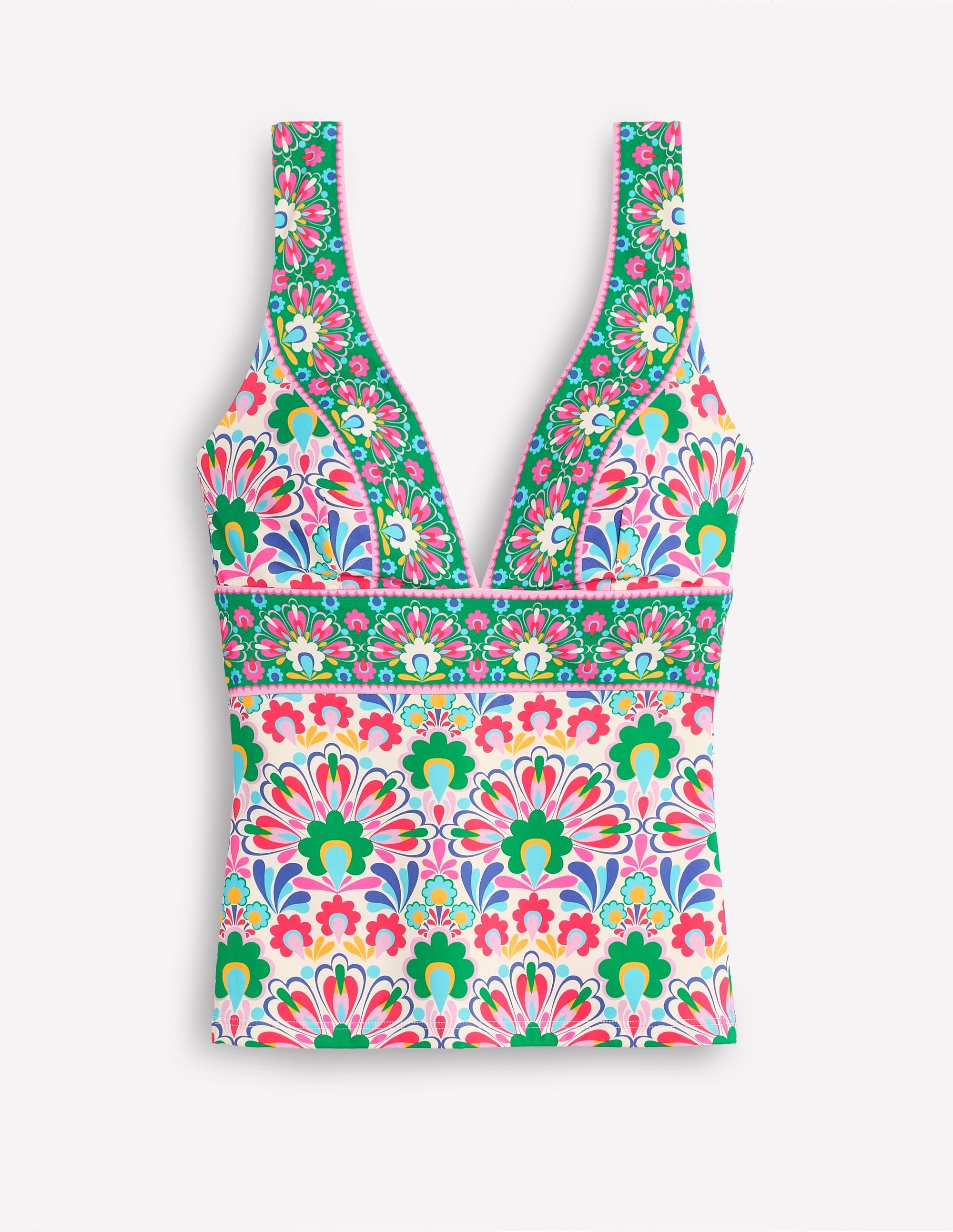 Porto Tankini Top-Multi, Decorative Dandelion - Image 5