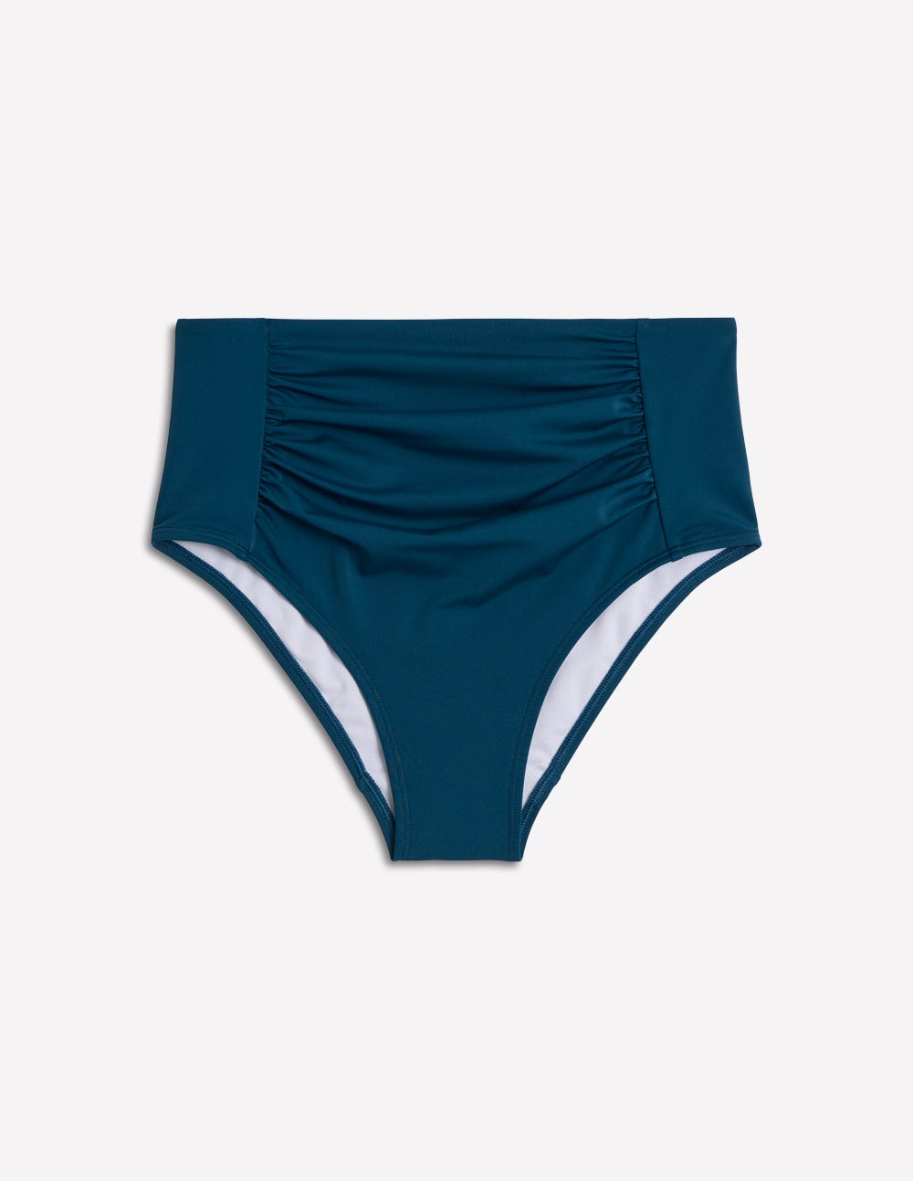 Kythira Ruched Bikini Bottoms-Oceanside Blue-3