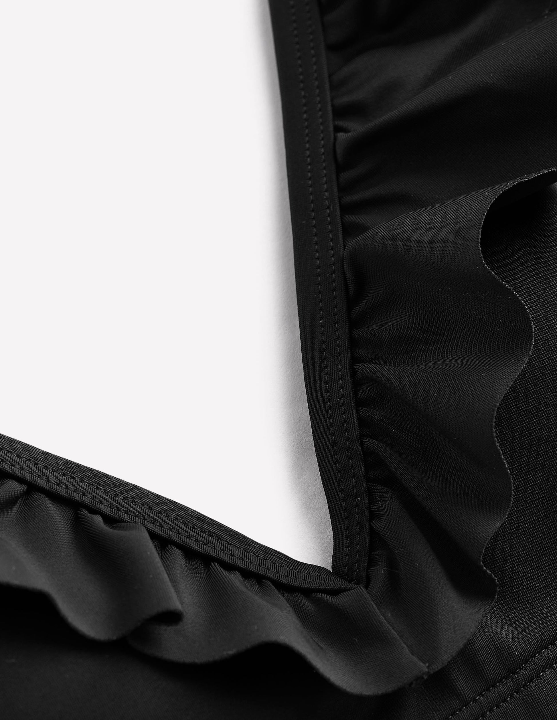 Evia Ruffle Bikini Top-Black-6