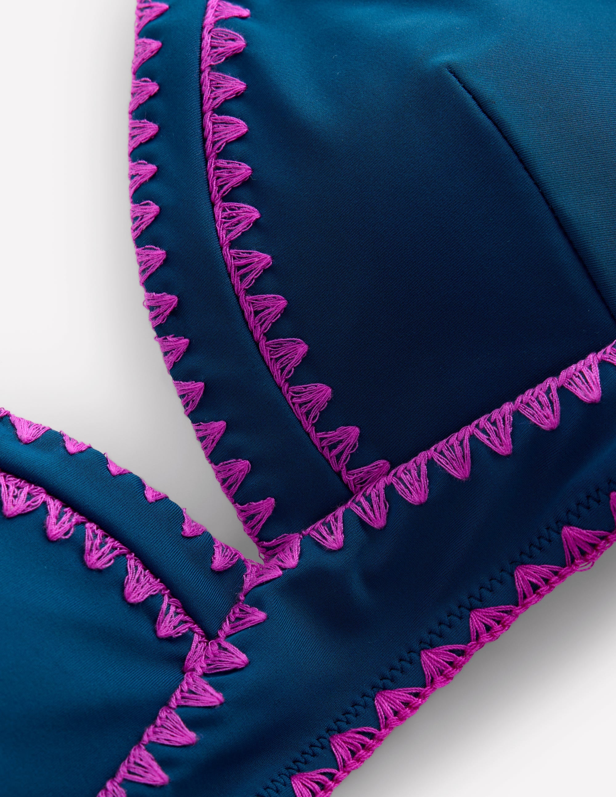 Kasos String V Neck Bikini Top-Oceansid, Very Fuchsia - Image 6
