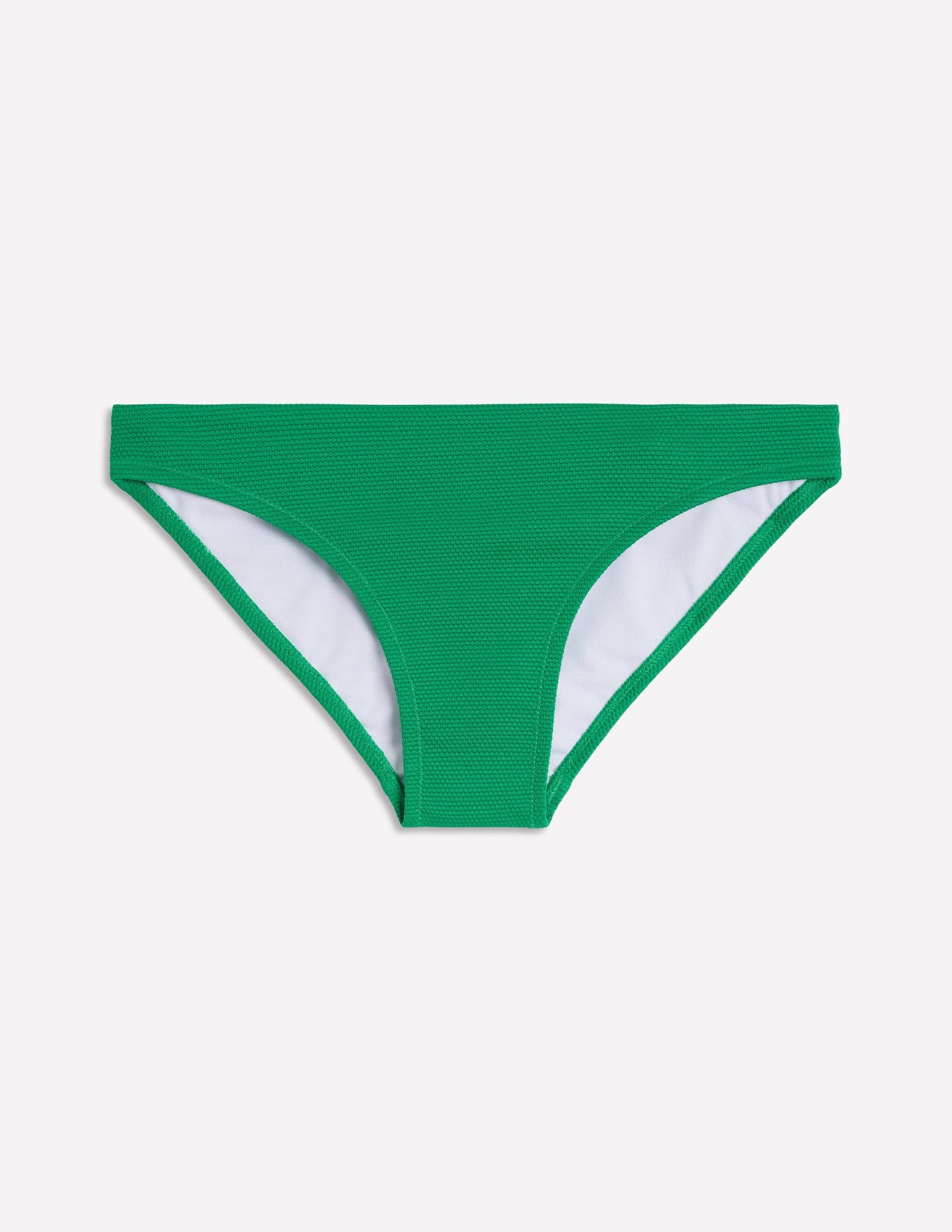Textured Bikini Bottoms-Bright Green-5