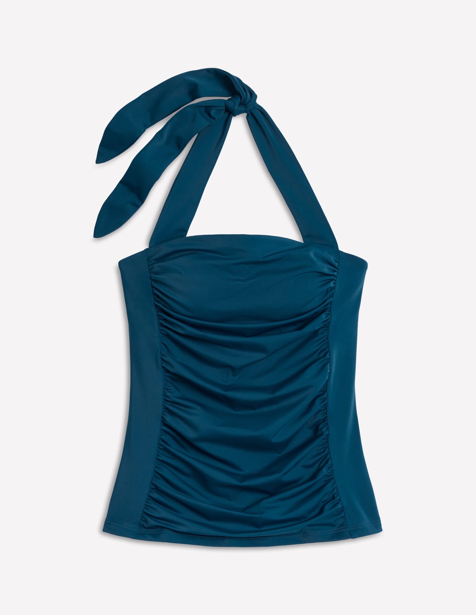 Kythira Ruched Tankini-Oceanside Blue-7