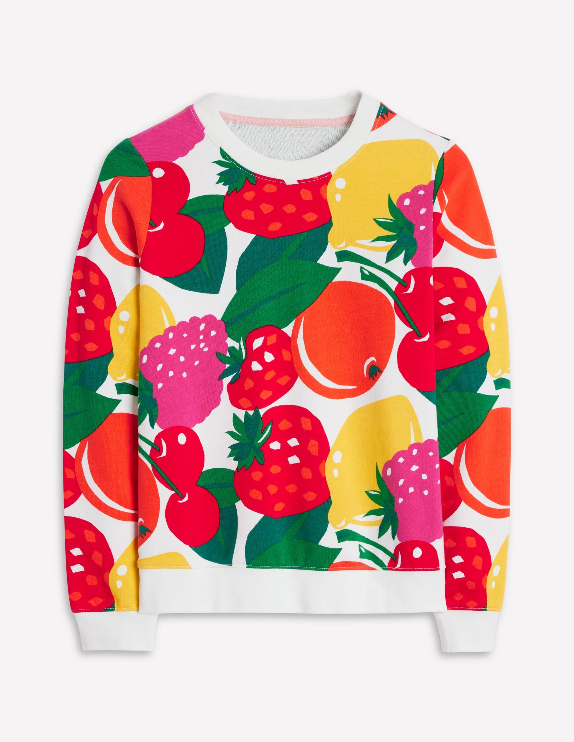 Hannah Printed Sweatshirt-Multi, Summer Fruits-5