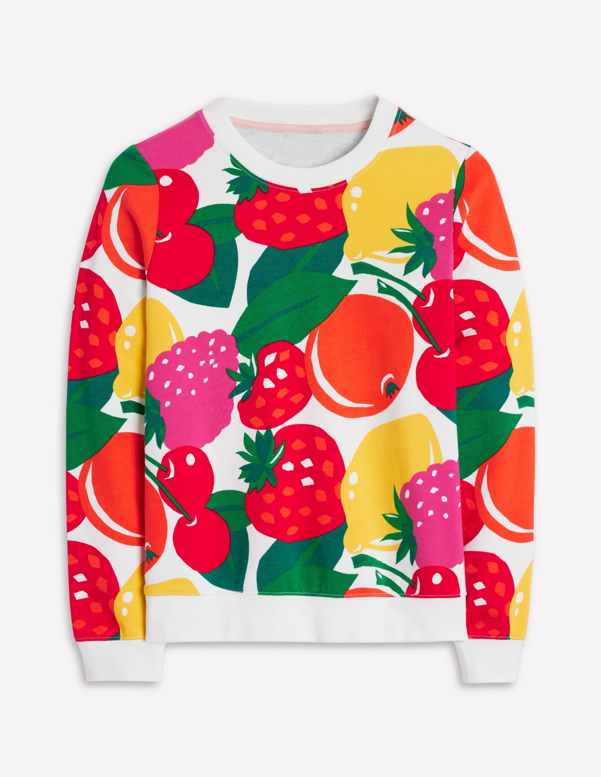 Hannah Printed Sweatshirt-Multi, Summer Fruits - Image 5