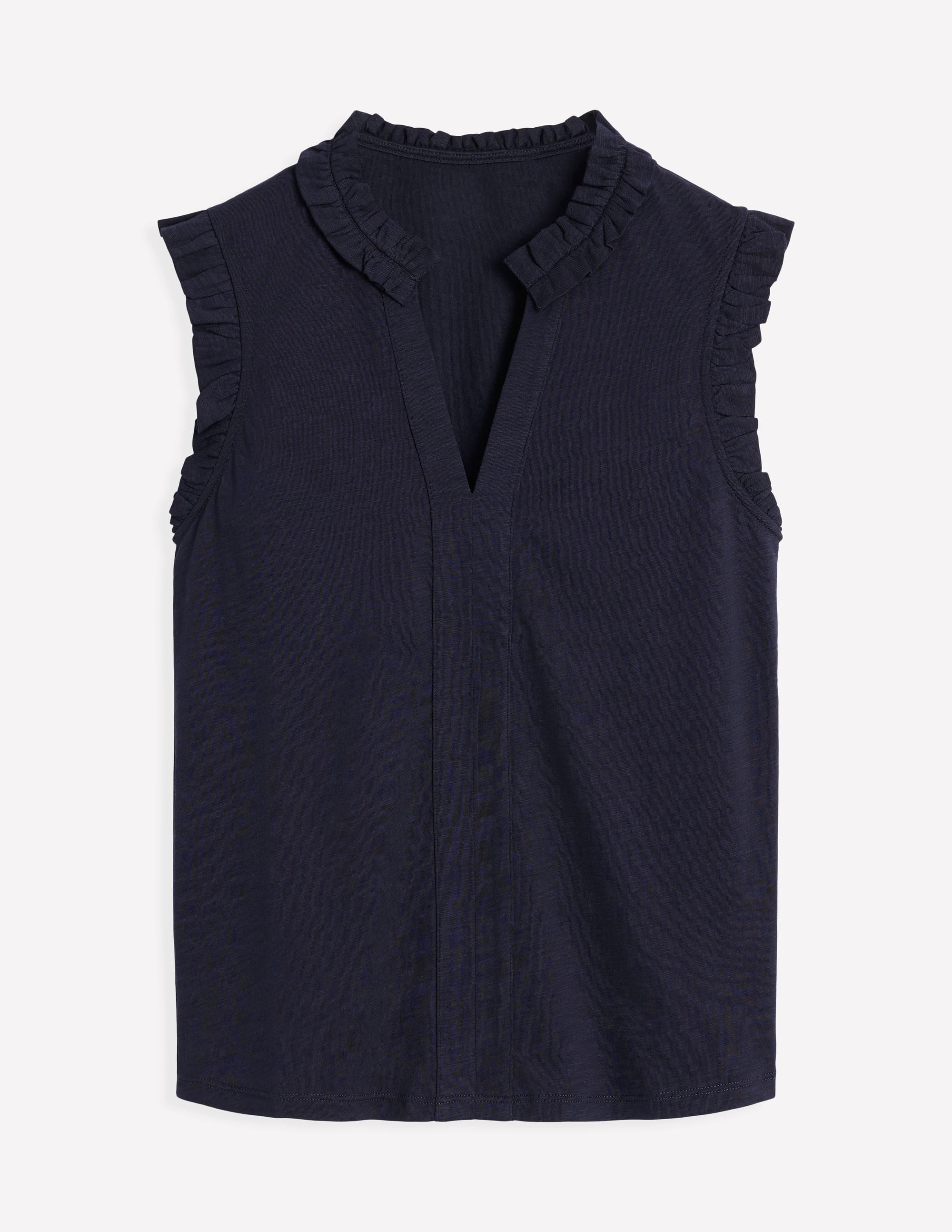 Lola Sleeveless Top-Navy - Image 5