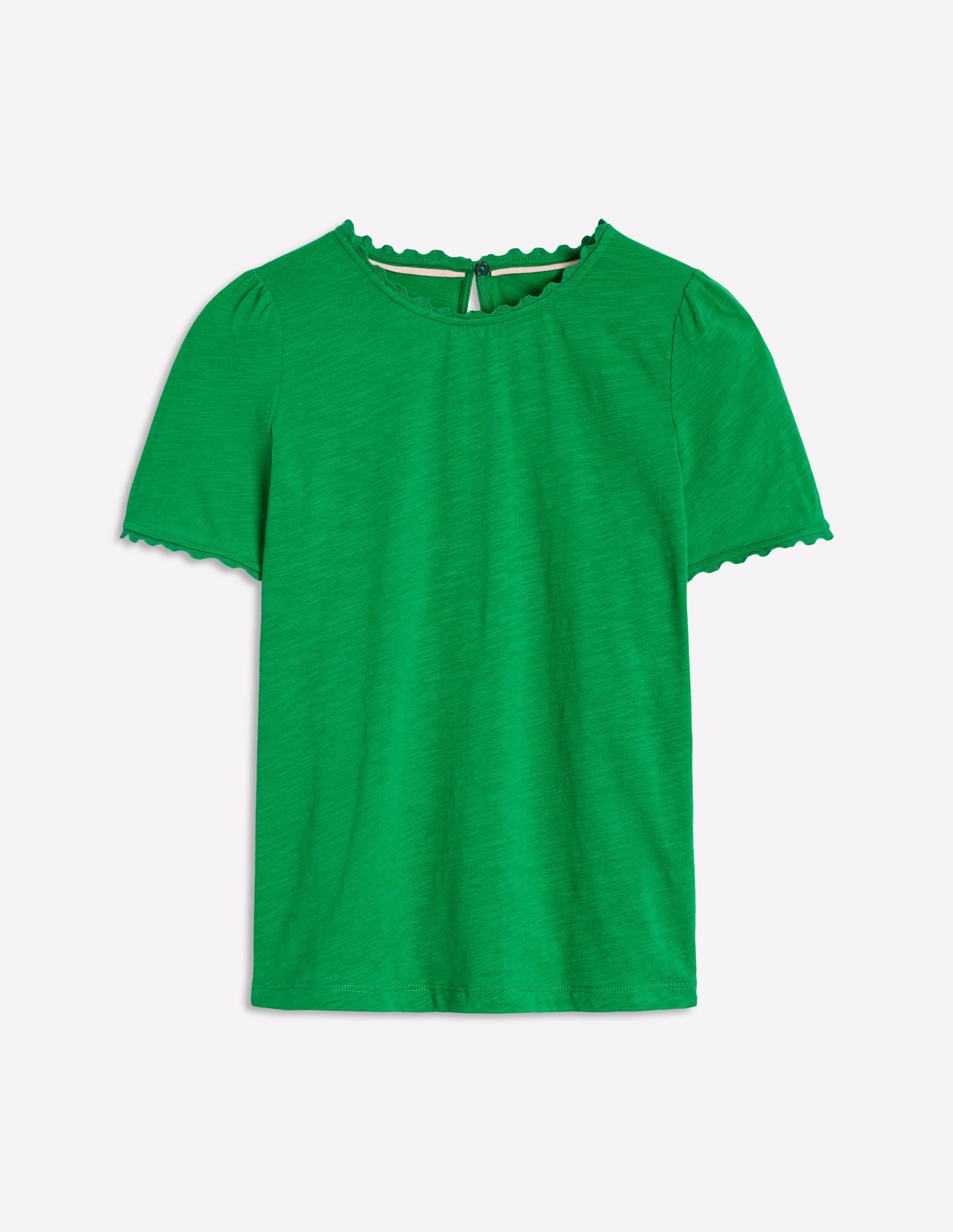 Ali Ricrac T-shirt-Rich Emerald - Image 5