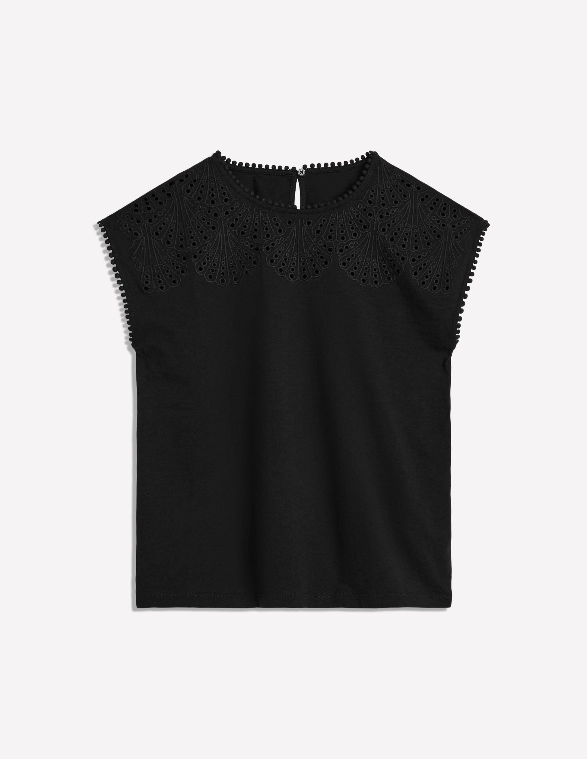 Anya Broderie T-shirt-Black-6