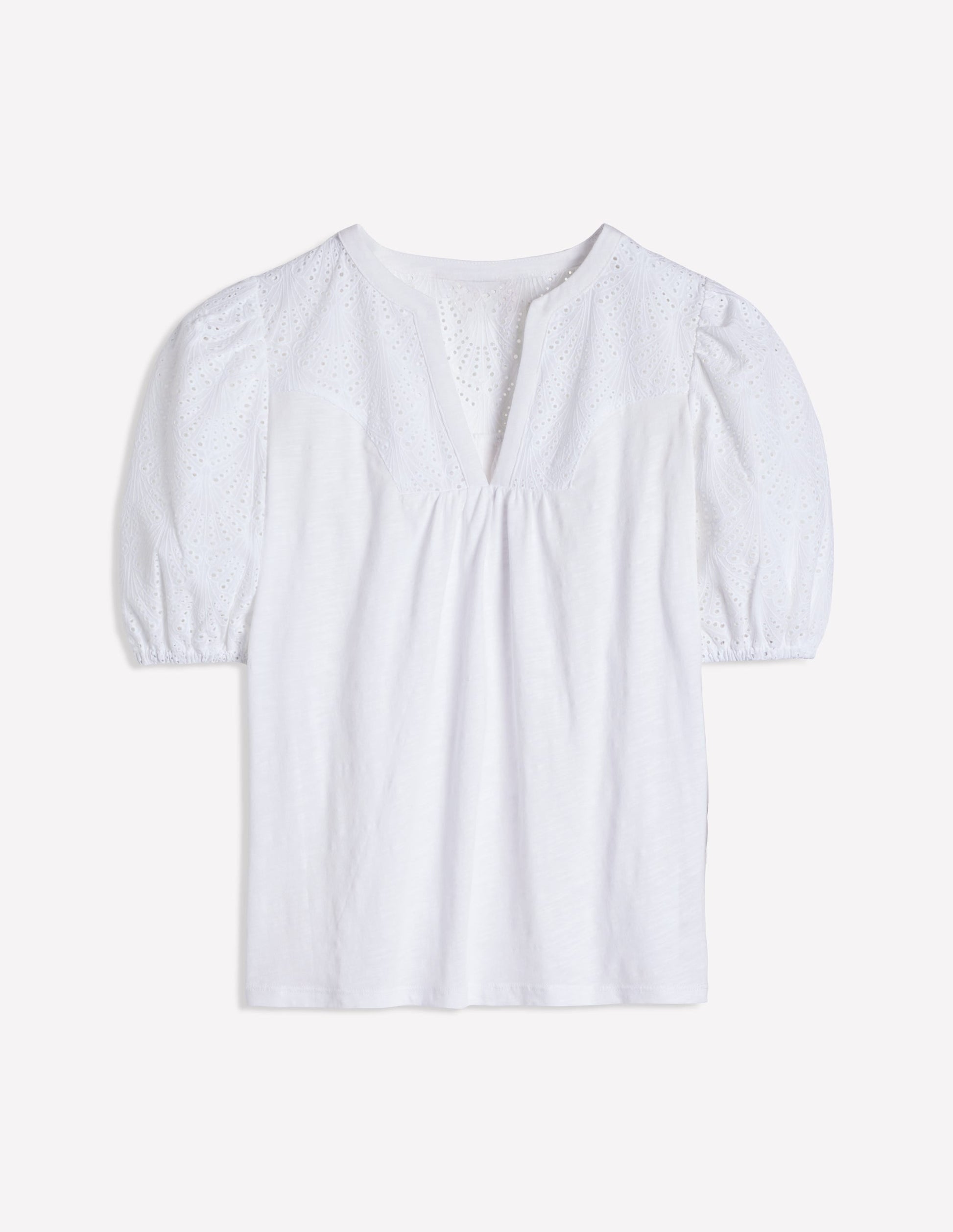 Dolly Broderie Top-White-4