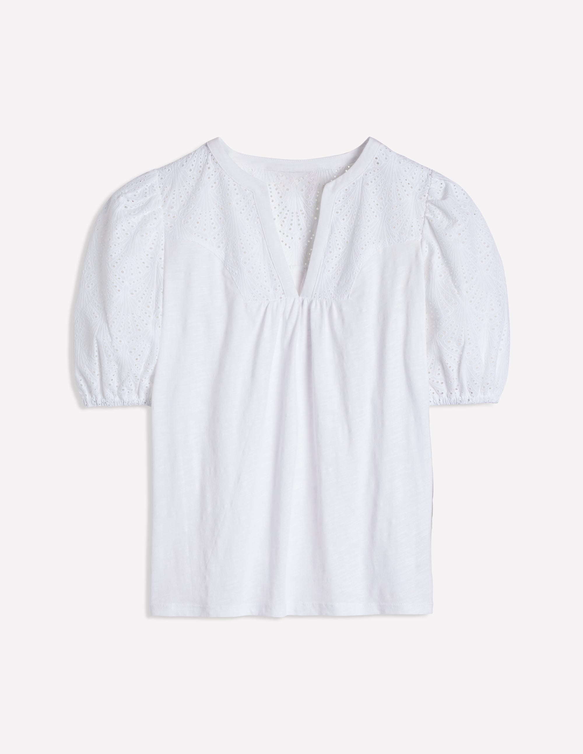 Dolly Broderie Top-White - Image 4