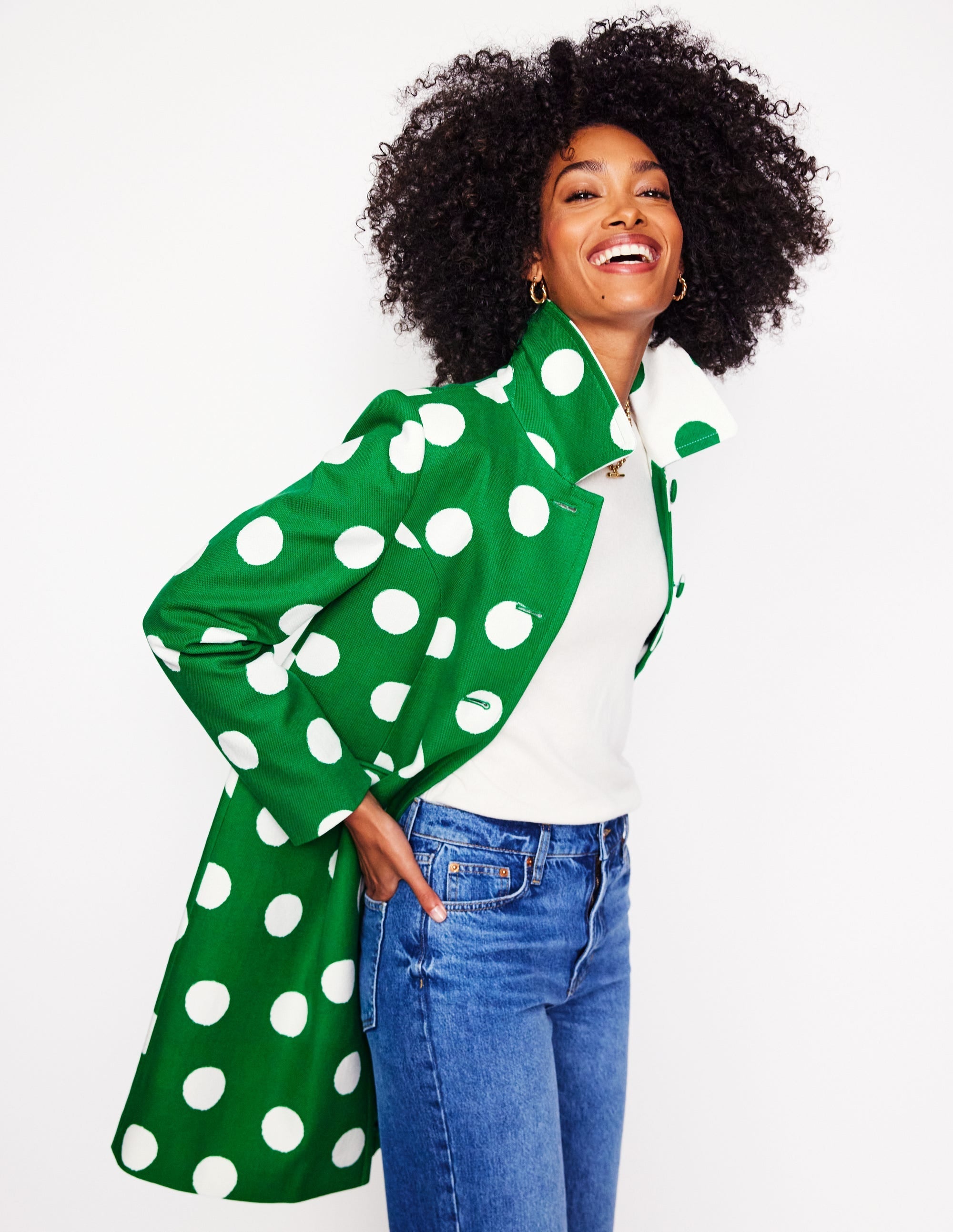 Occasion Coat-Abstract Dot - Image 2