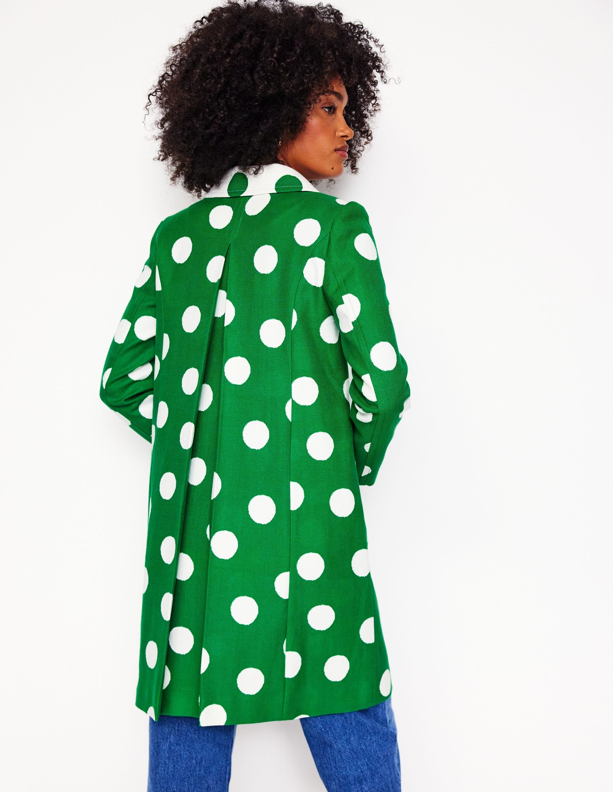 Occasion Coat-Abstract Dot - Image 4