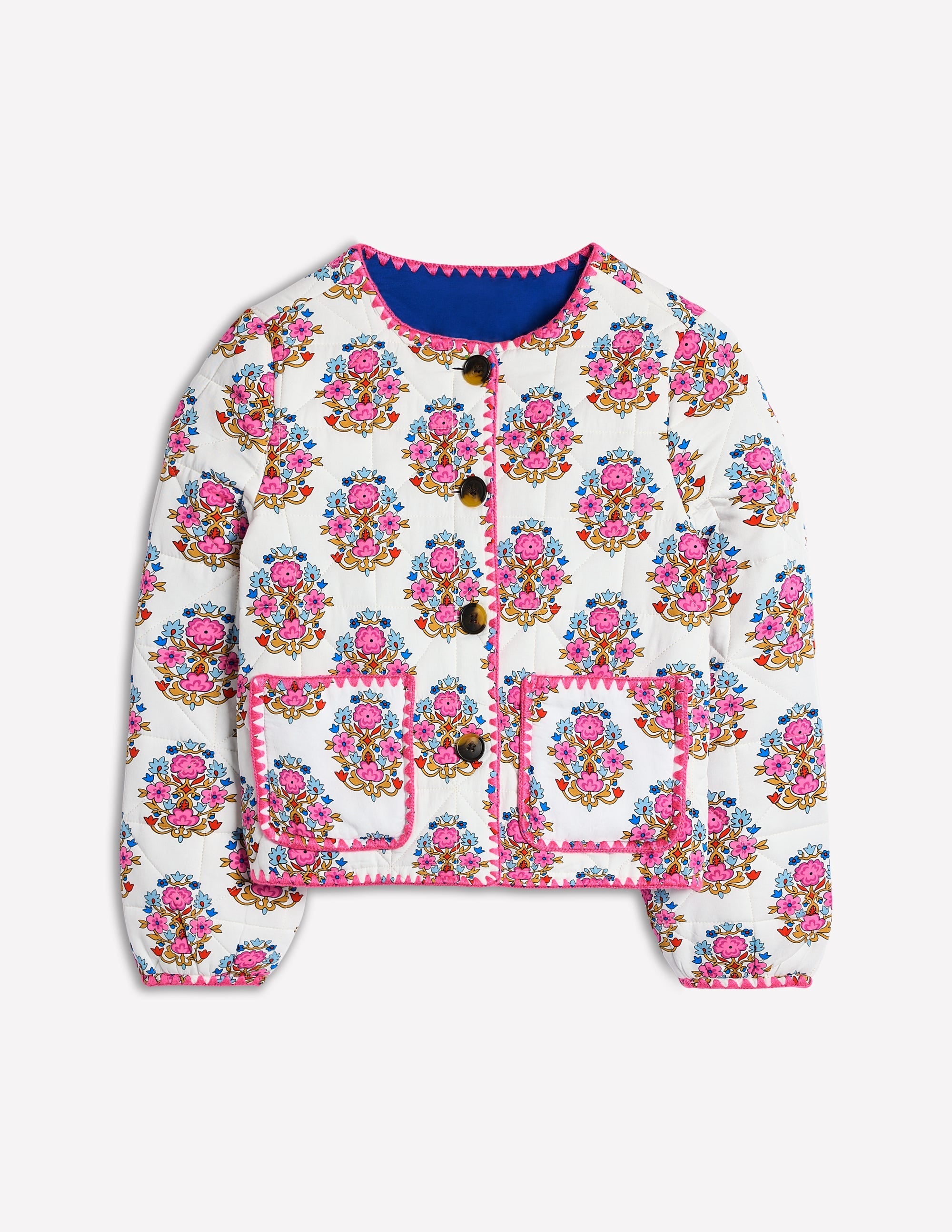 Chelsea Quilted Jacket-Wildflower Stamp - Image 8